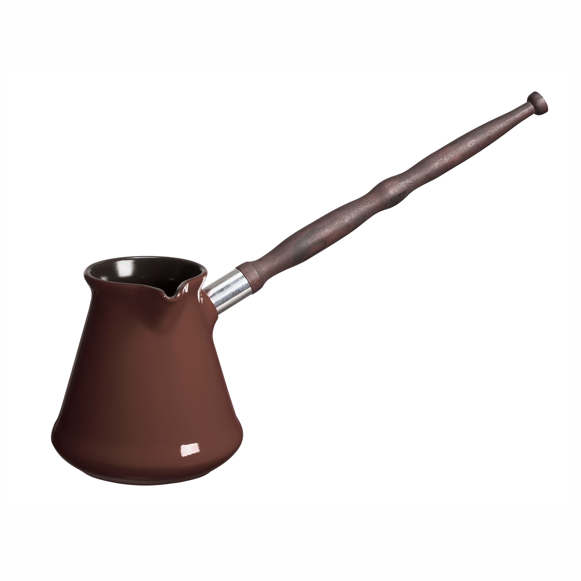Classic Ibrik - 17 oz - 100% Ceramic Coffee Pot - Ceraflame Ibrik