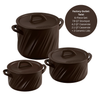 Twist 6 Piece Ceramic Cookware  Set - Ceramic Lid