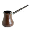 Hammered Ibrik - 17 oz - 100% Ceramic Coffee Pot